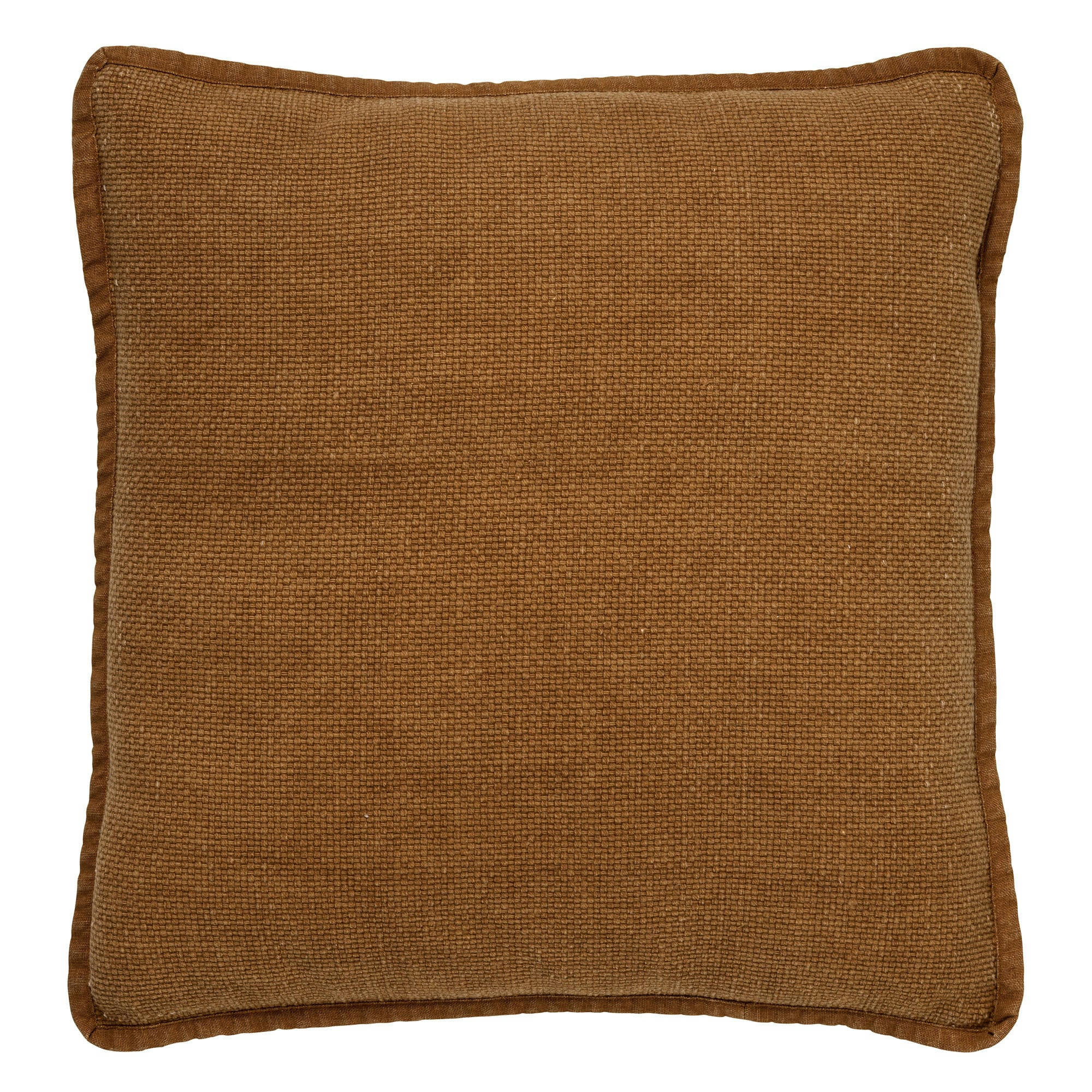 - Coussin - marron en coton 45x45 cm uni