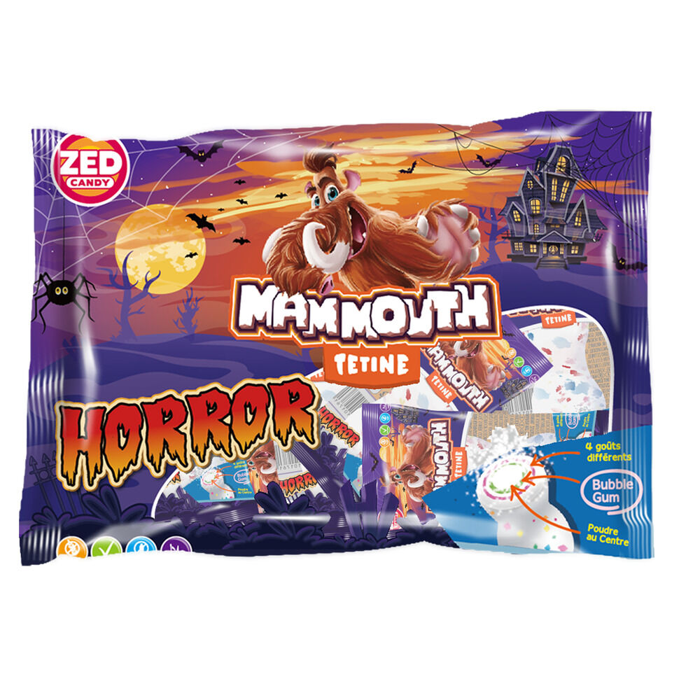 Bonbons Halloween Mammouth forme tétine 300gr