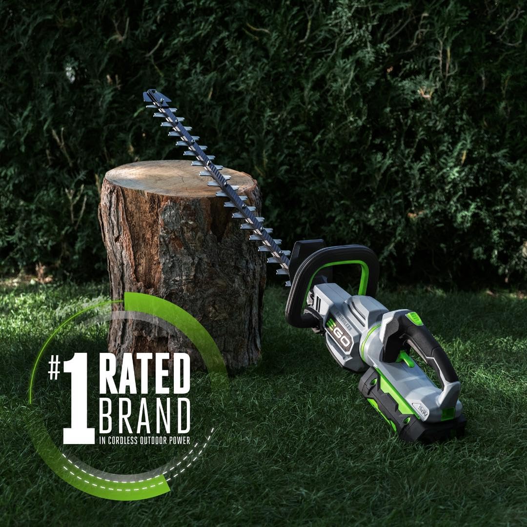 EGO Power+ Hedge Trimmer Cordless  Electric Hedge Trimmer 26  Includes 56V 2.5Ah Battery and Charger - HT2601