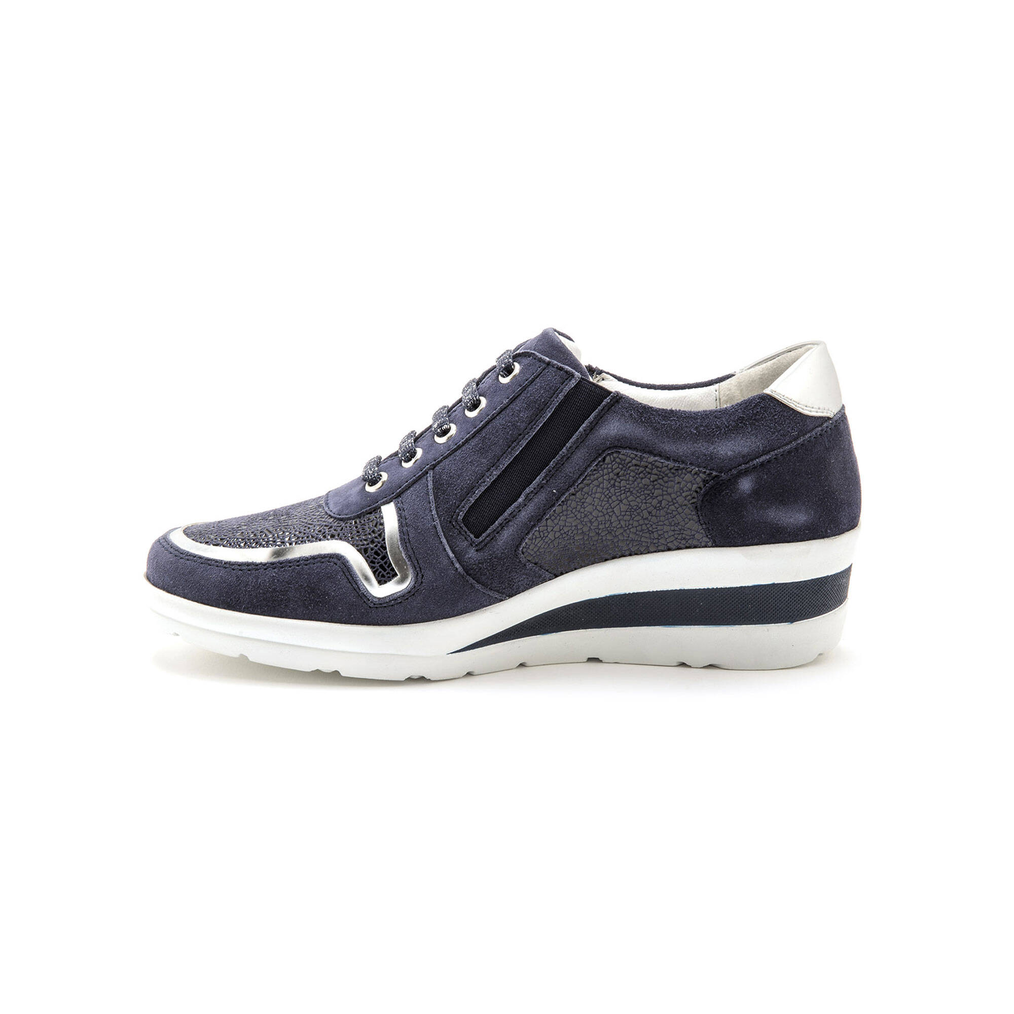 Derbies à lacets largeur confort, petit compensé