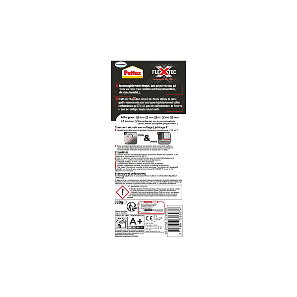 Mastic colle Tout en 1 Polymère Hybride Pattex