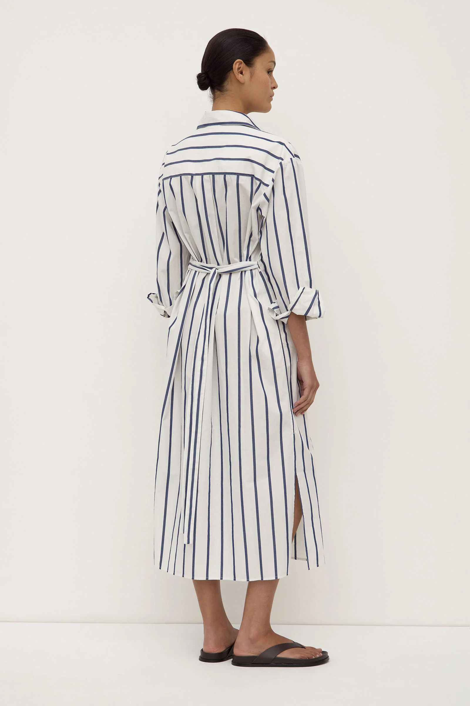 Nara Stripe Shirt Dress