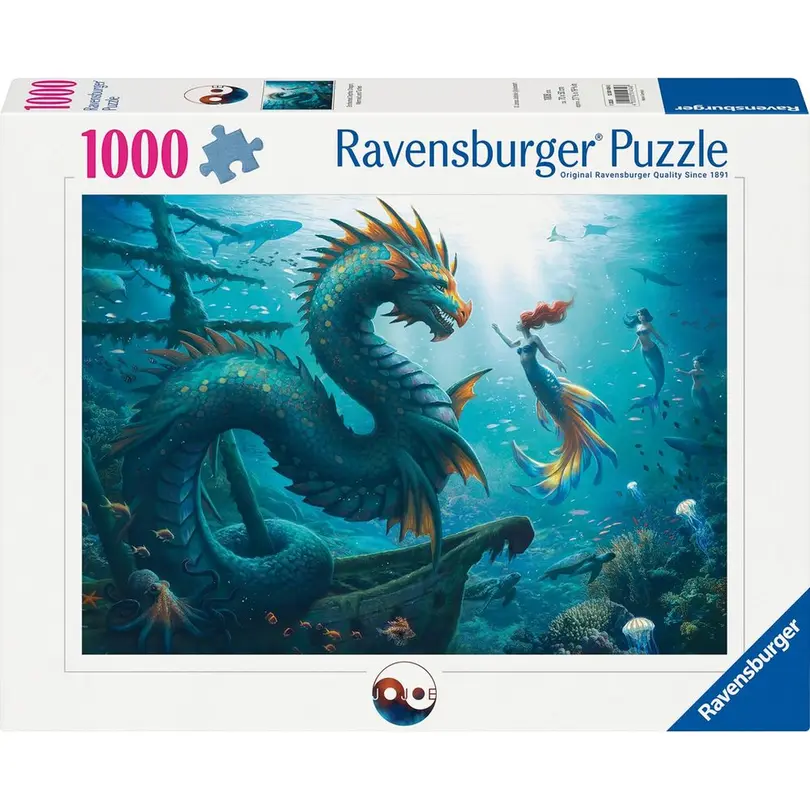 Puzzle Dragon, Mermaid and Turtles