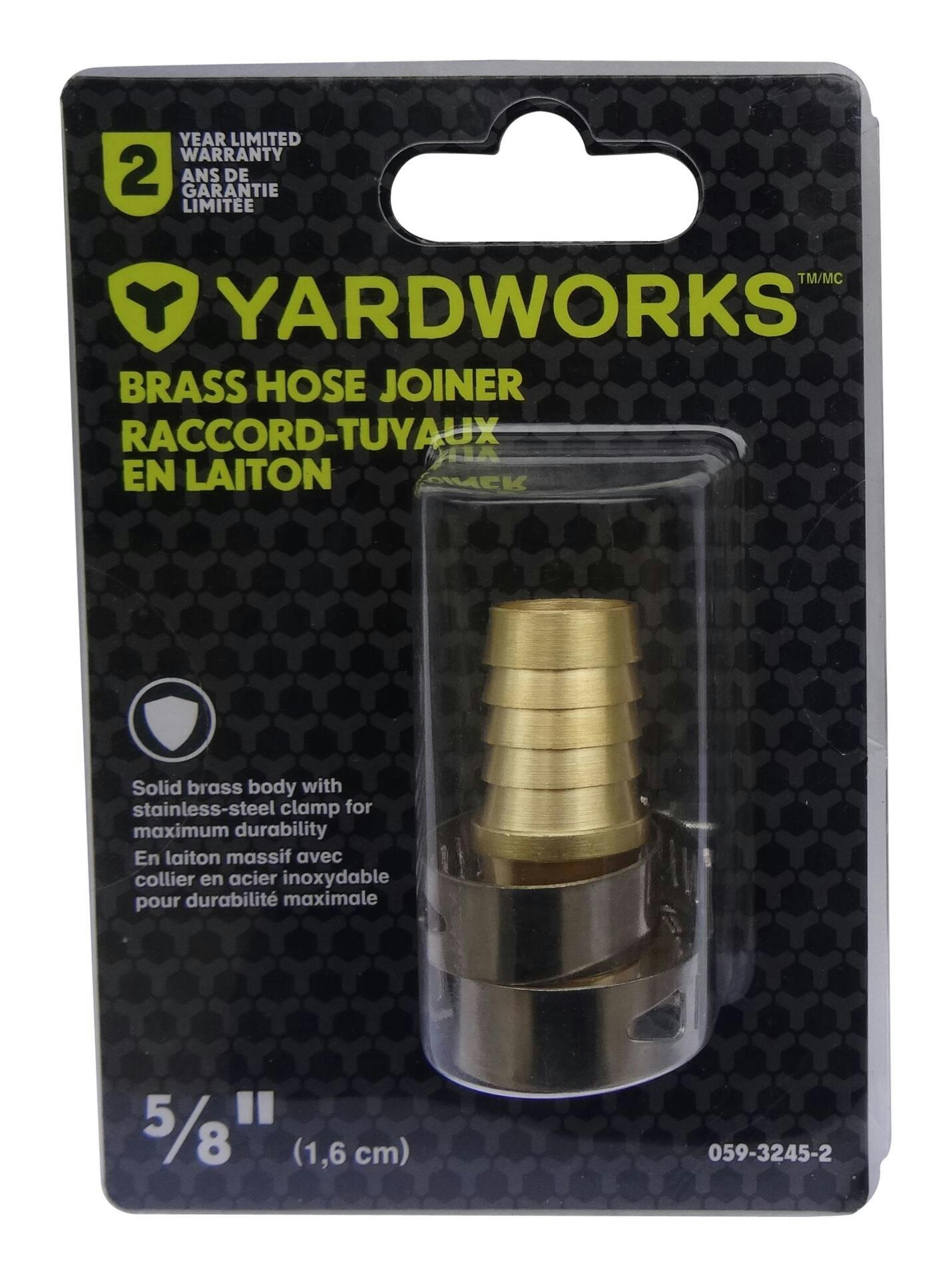 Yardworks Garden Hose Connector/Joiner, 5/8-in