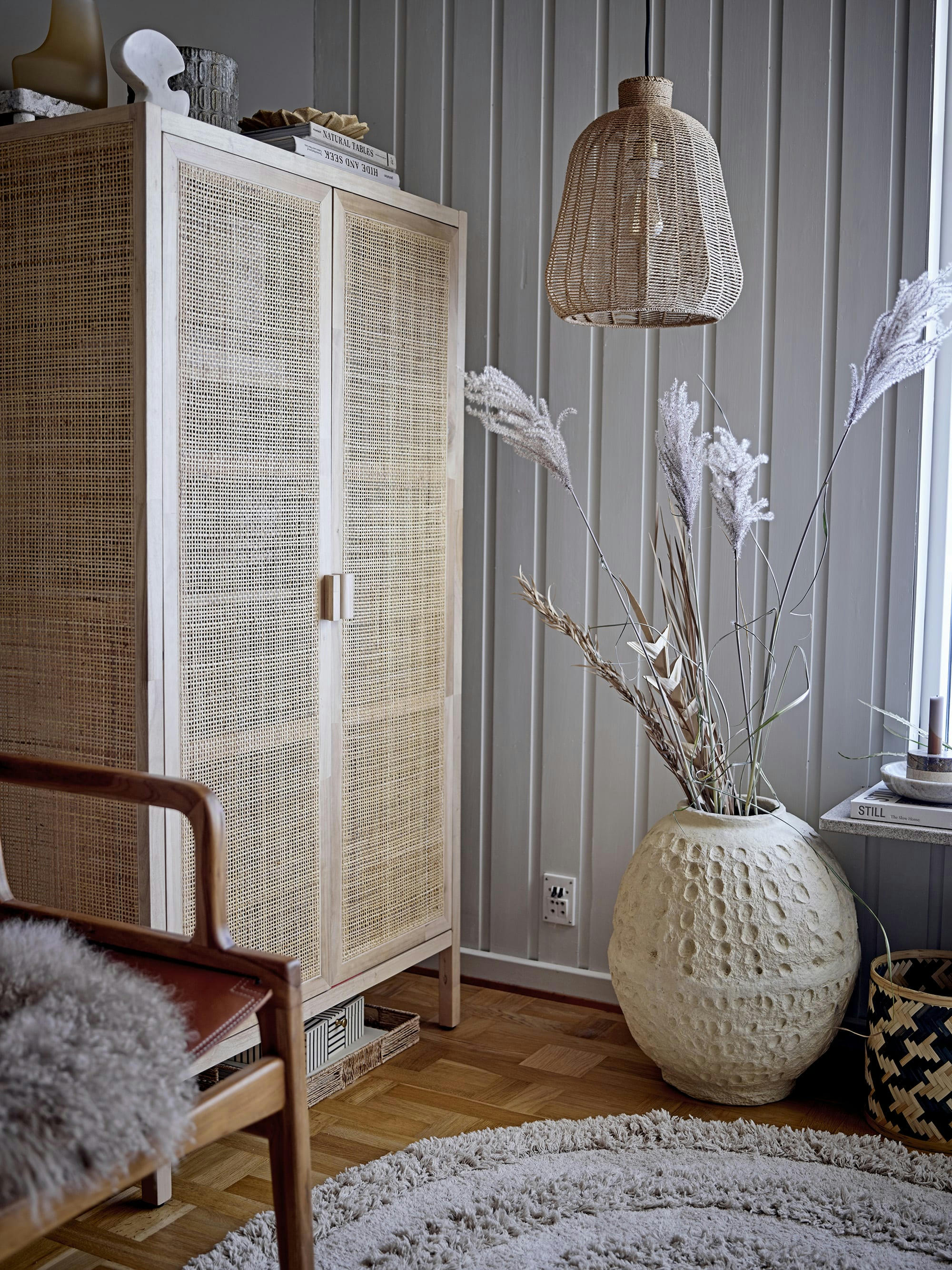 FELIZIA - Suspension en papier beige
