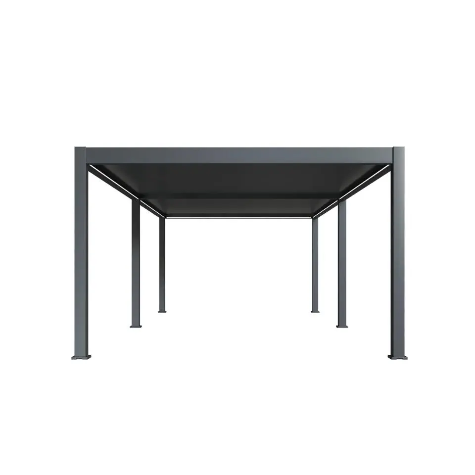 Orion Premium overkapping elektrisch met LED 400 x 800 antraciet