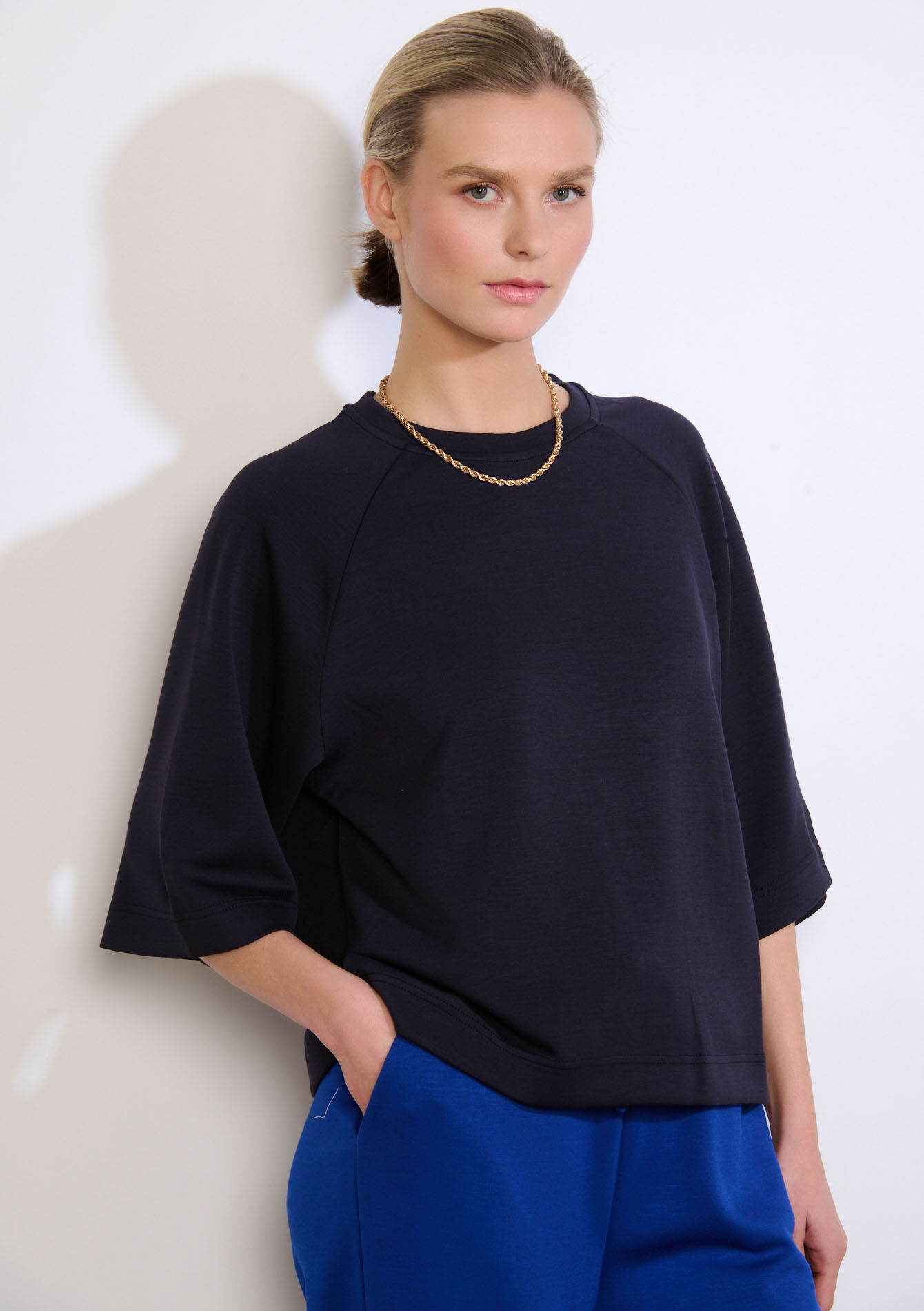 Sweater met 3/4 mouwen