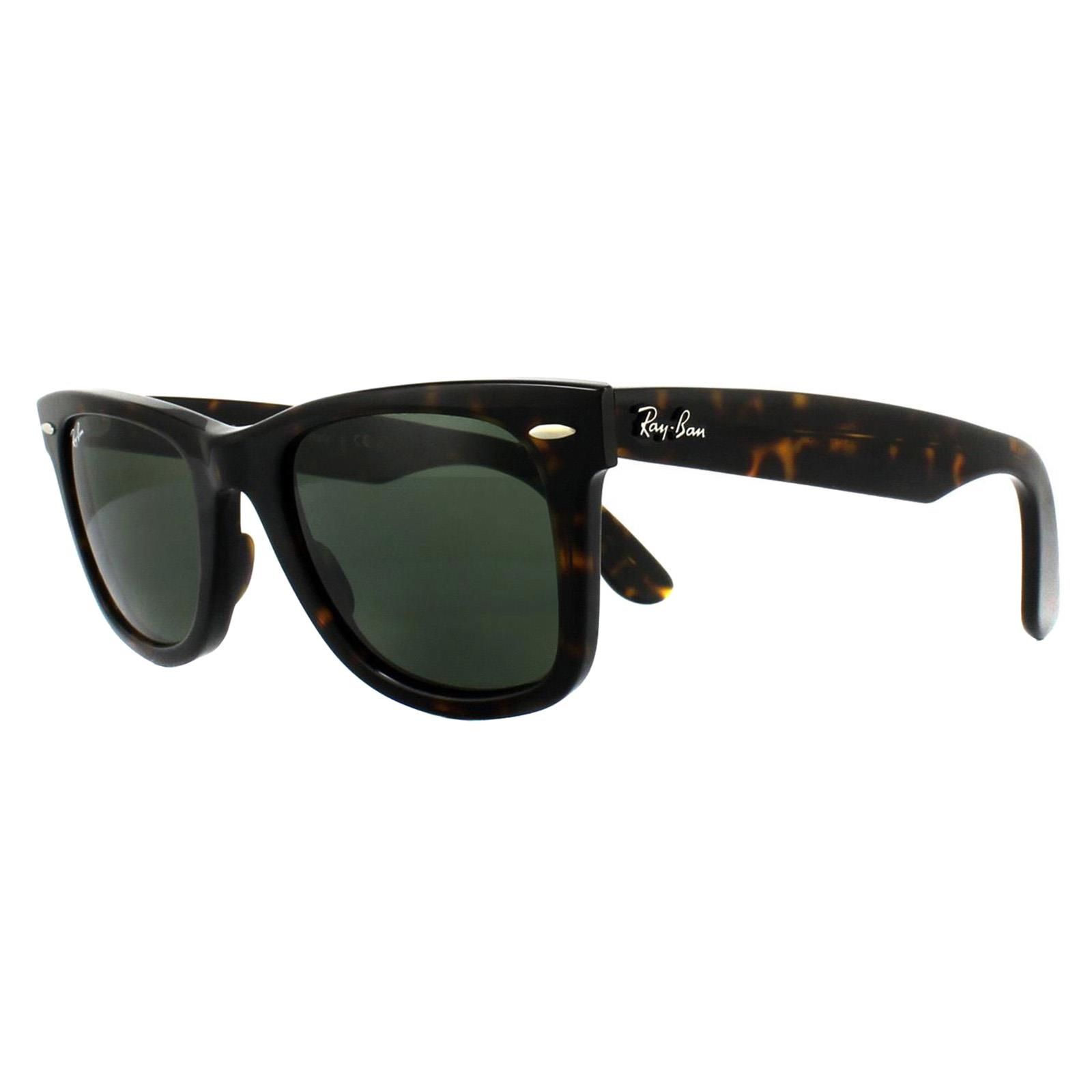 Ray-Ban Rectangle Tortoise Green Sunglasses