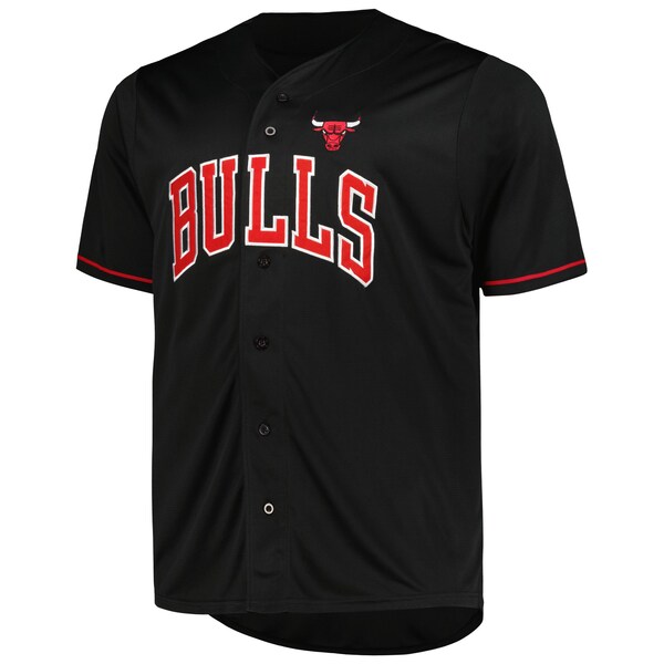 Chicago Bulls Profile Big & Tall Pop Jersey - Black