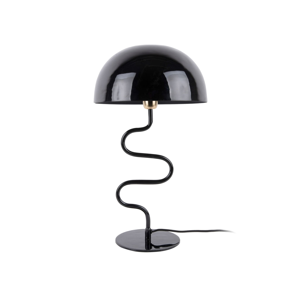 Leitmotiv tafellamp Twist - zwart - 31x31x54cm - Paddenstoellamp