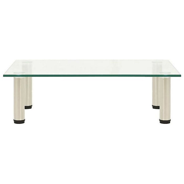 Meuble TV - VIDAXL - 322763 - Verre Trempé - 60x35x17 cm - Design Contemporain