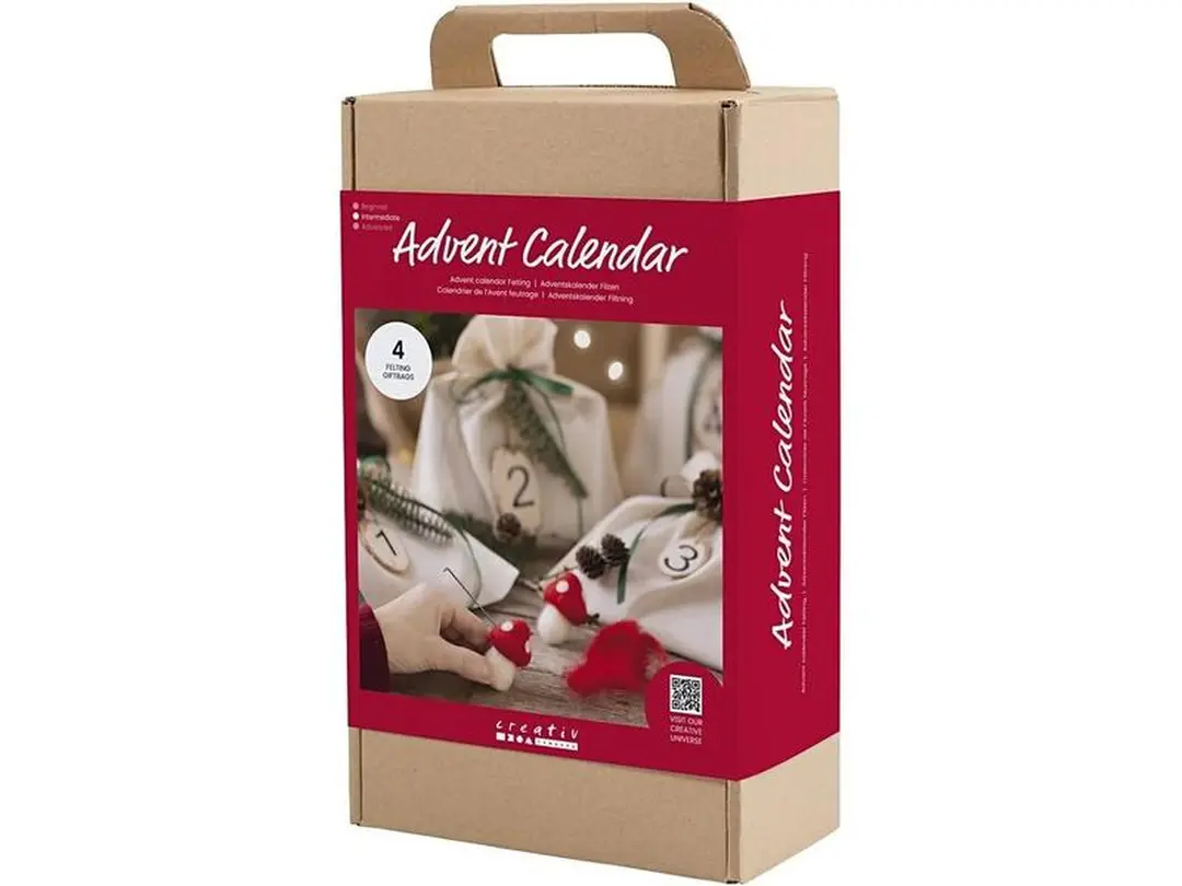 Bastelset 4er-Set Adventskalender