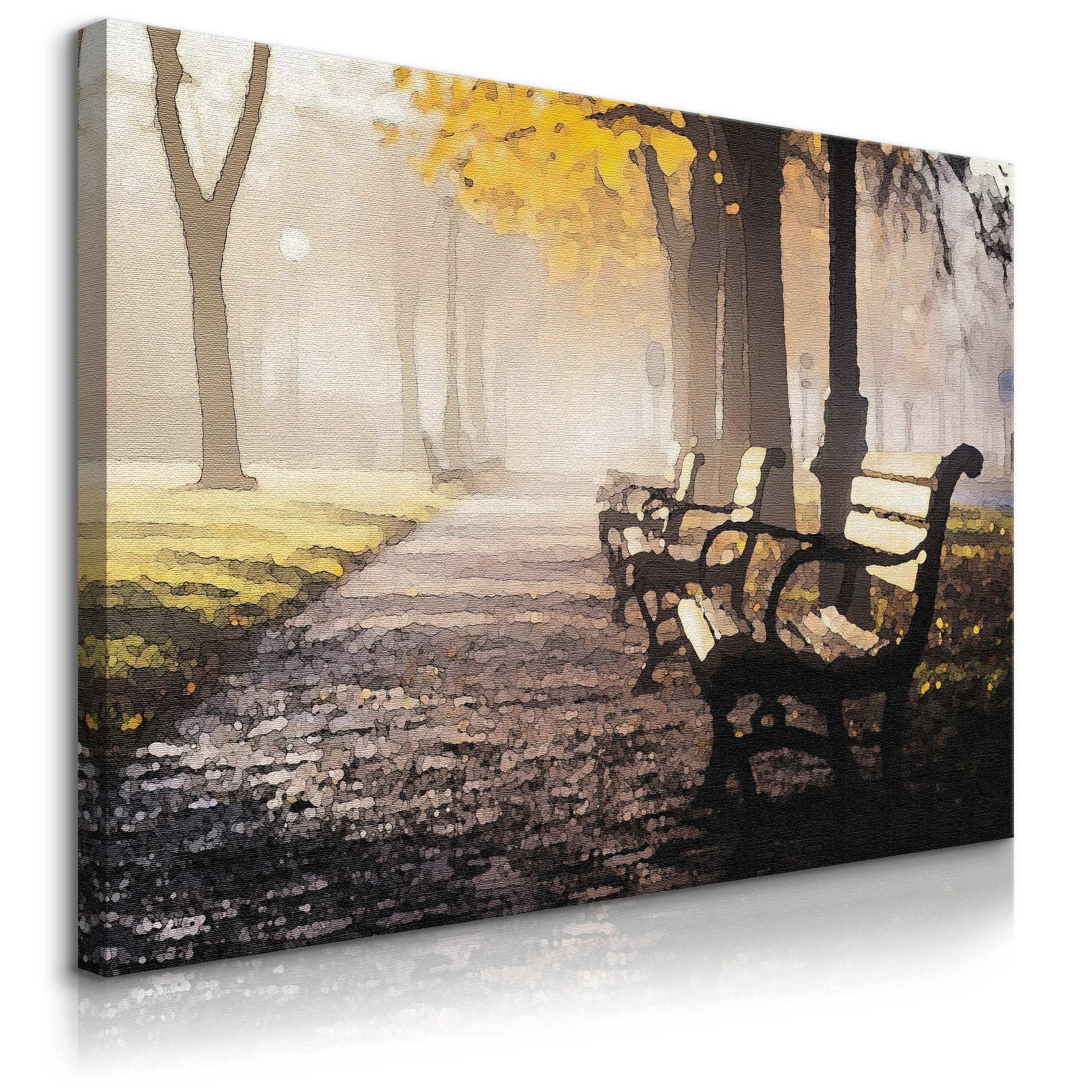 Obraz Jesienny Park We Mgle 30x20cm