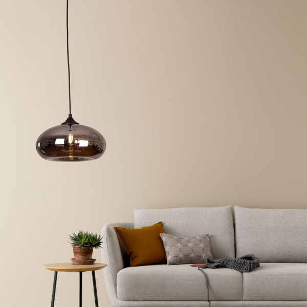 Lampa Sufitowa Wisząca Do Salon Jadalni Szklany Klosz