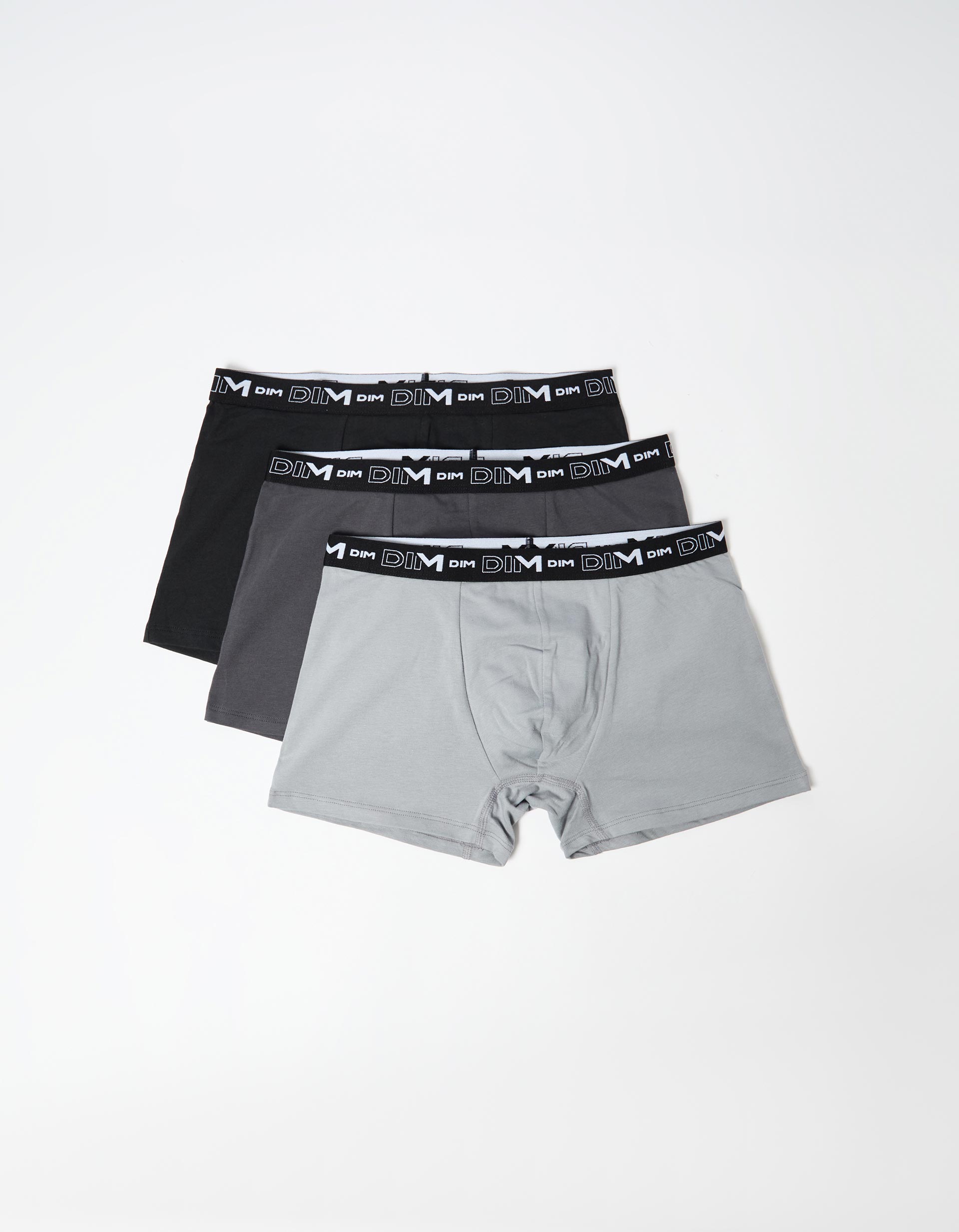 Pack 3 Boxers 'Dim', Homem, Cinzento