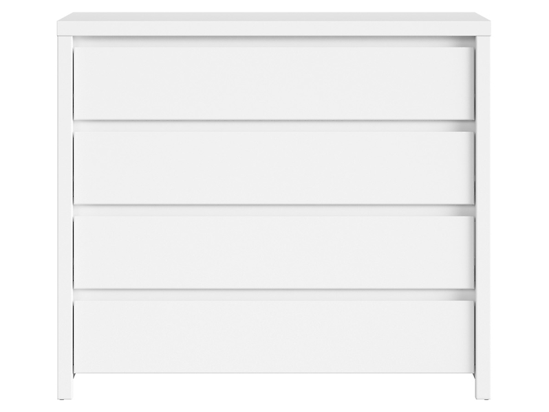Komoda Kaspian 105 cm z 4 szufladami biała