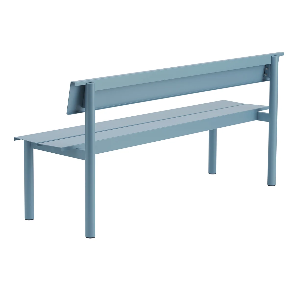 Muuto - Linear Steel Bank mit Rückenlehne