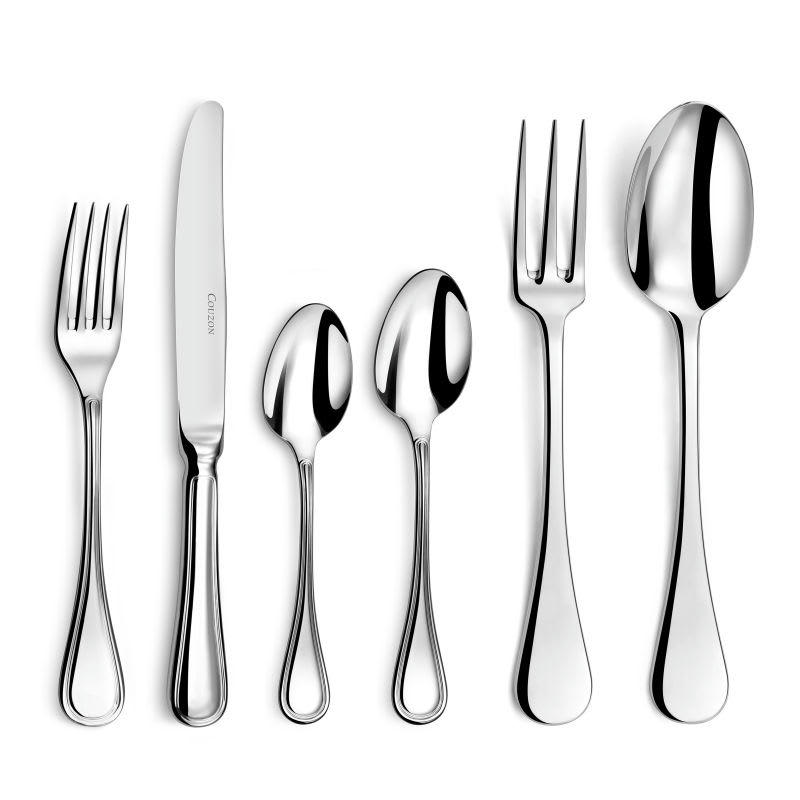 LYRIQUE - Ménagère 50 couverts en Acier Inoxydable