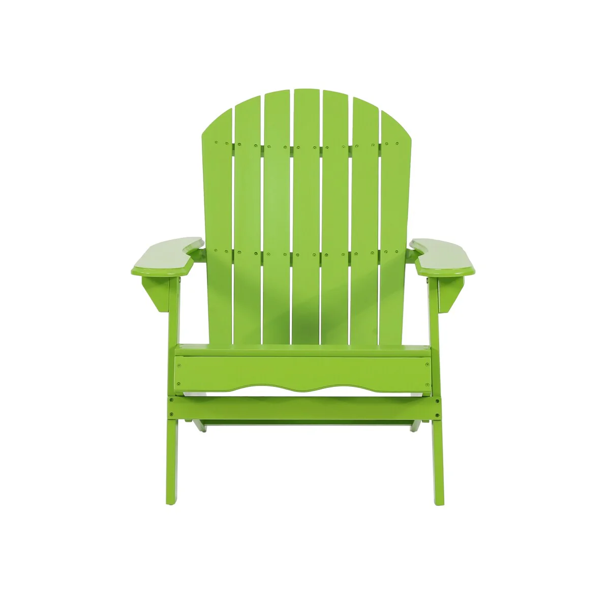 Outdoor Acacia Wood Light Green Adirondack Chair