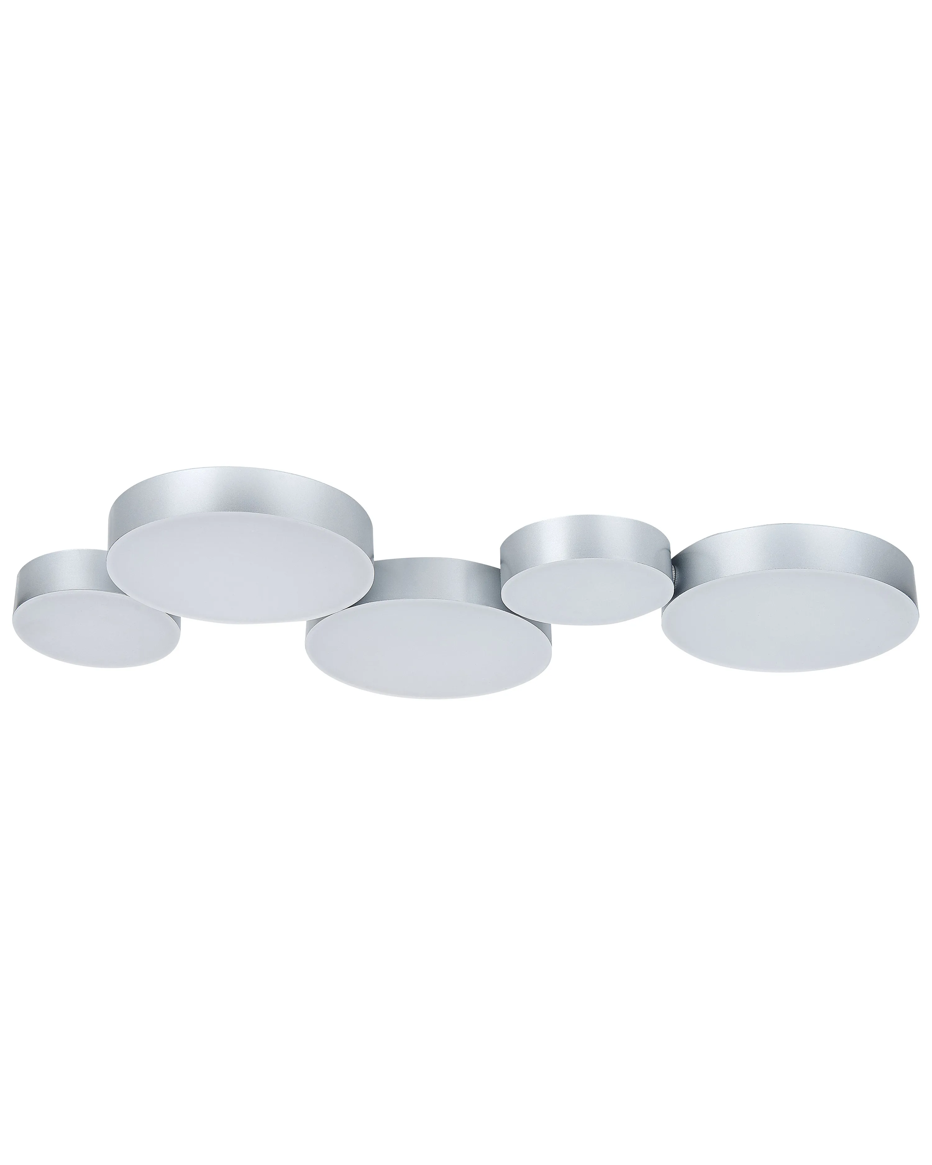 LED Ceiling Lamp LUGA Metal Silver