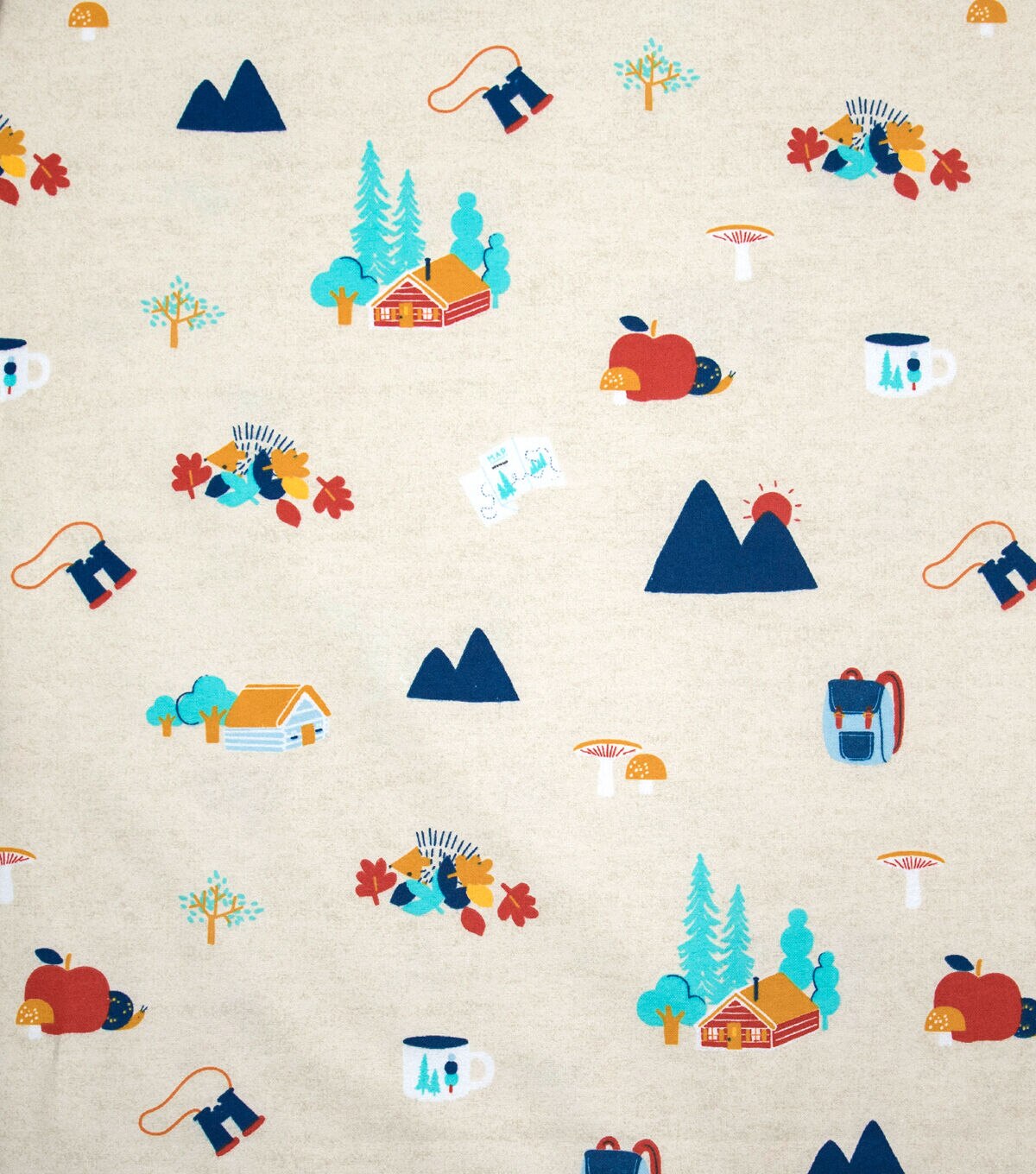 POP! Super Snuggle Camping Flannel Fabric