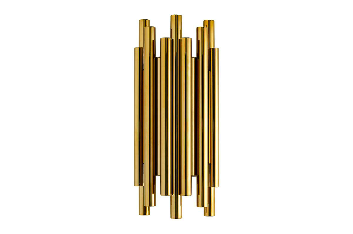 MOOSEE lampa ścienna ORGANO złota