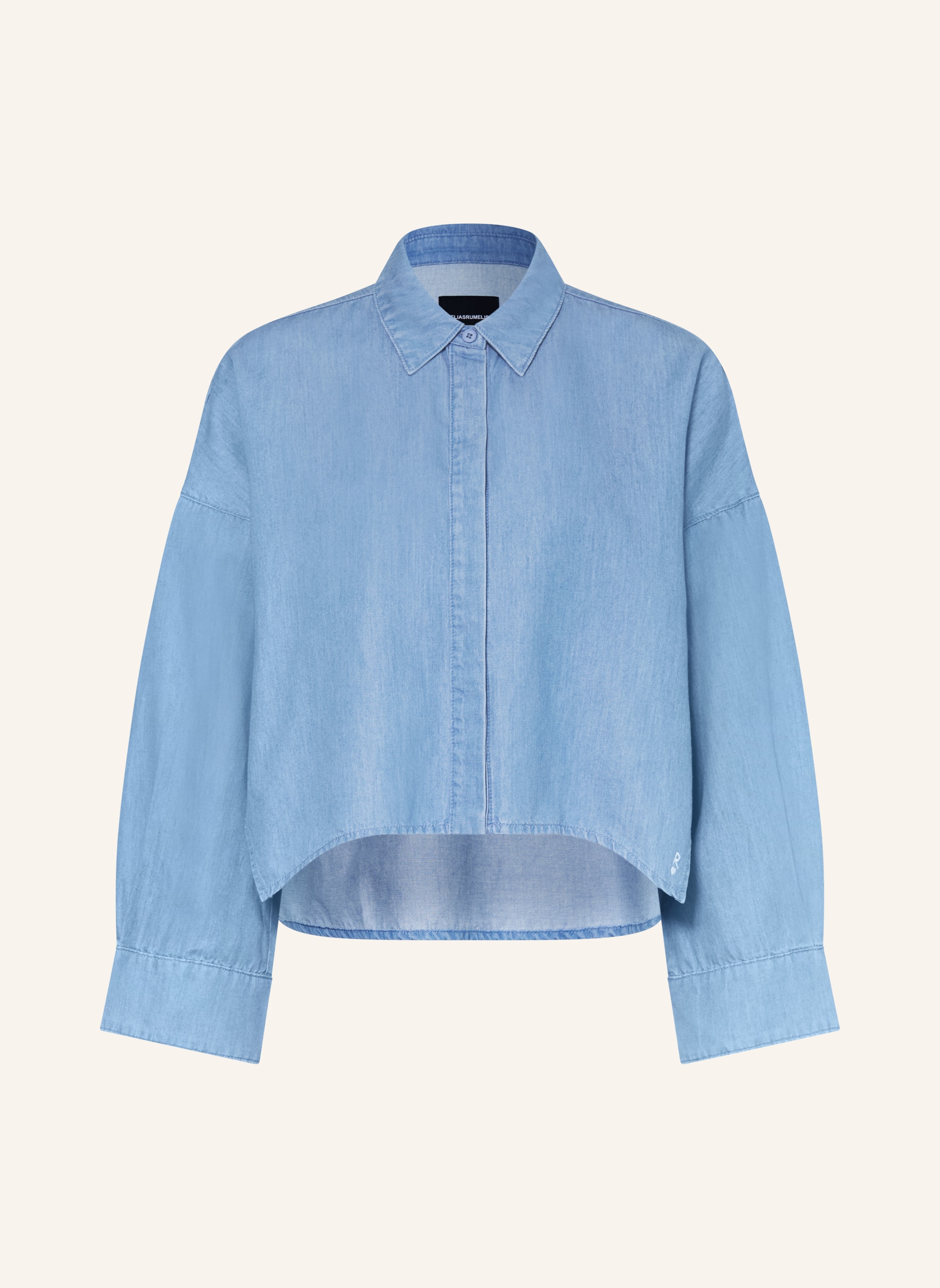 ELIAS RUMELIS Hemdbluse FRANKALY in Jeansoptik