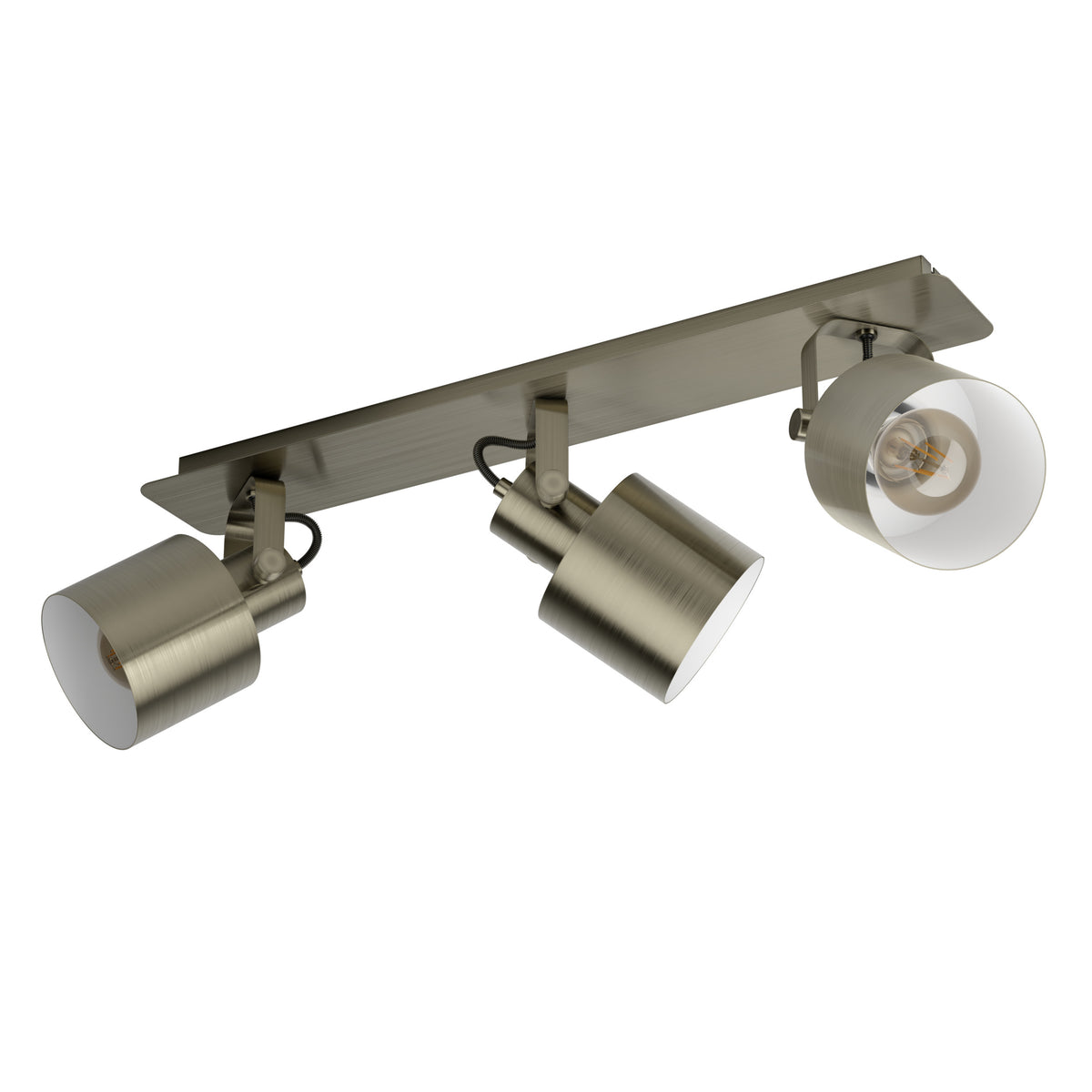 EGLO spot Southery - e27 - 3 lichts - 70 cm - goud/crème