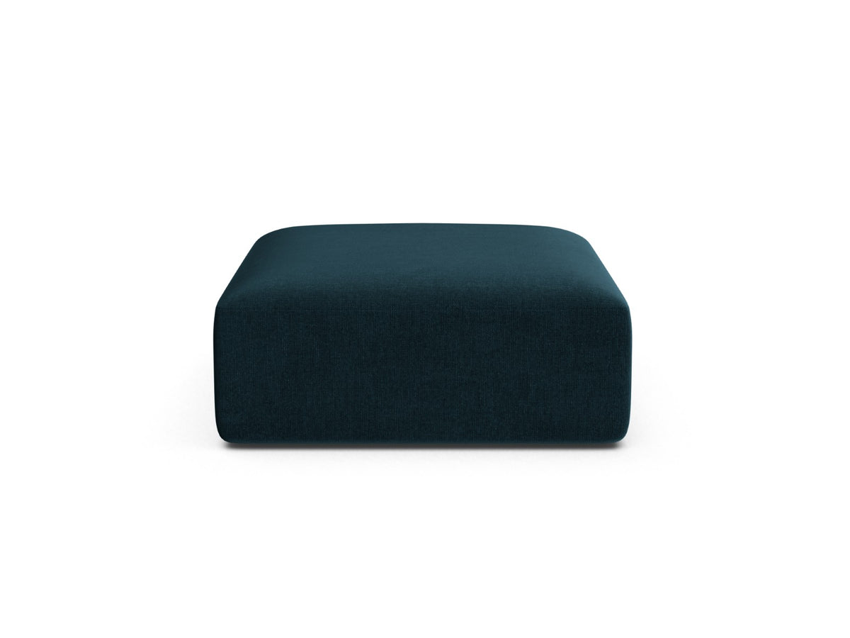 Cosmopolitan Design Poef Campi flueel diepe olie - 90x90x40cm