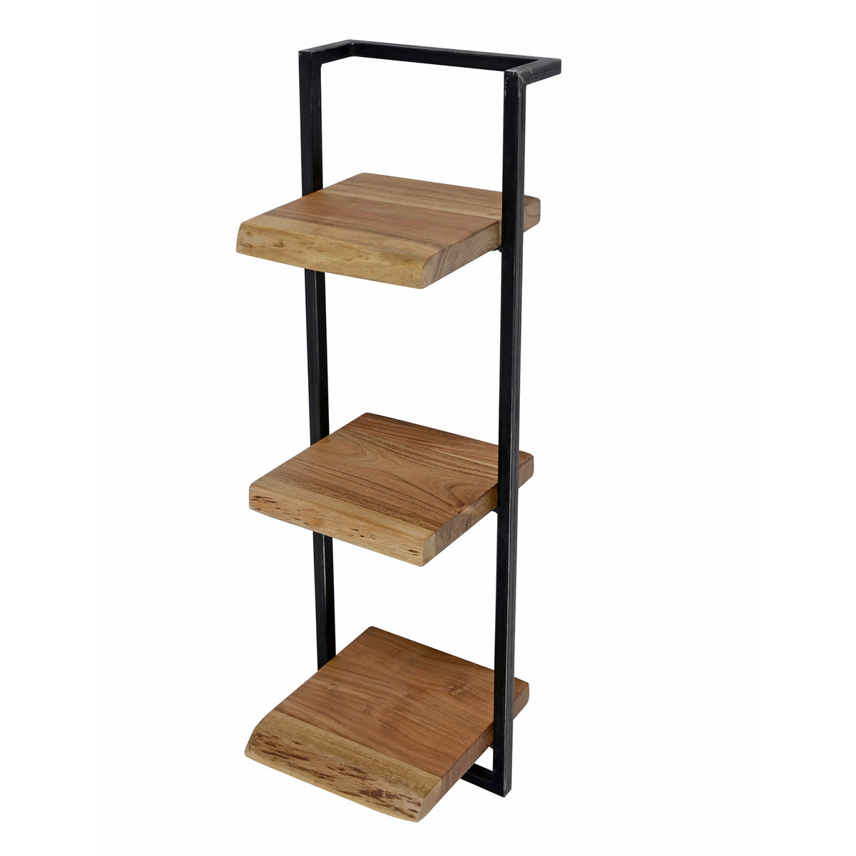 Giga Meubel Wandplank Edge - Naturel Acaciahout - 30x25x100cm