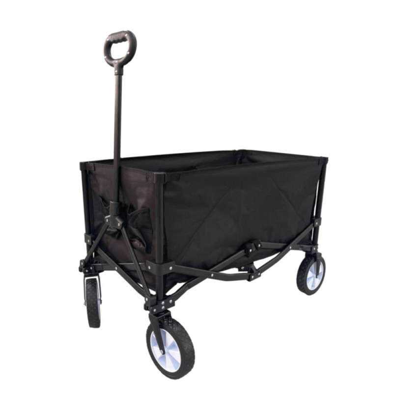 Chariot pliable Easy noir 87 x 44 x 36,5 cm
