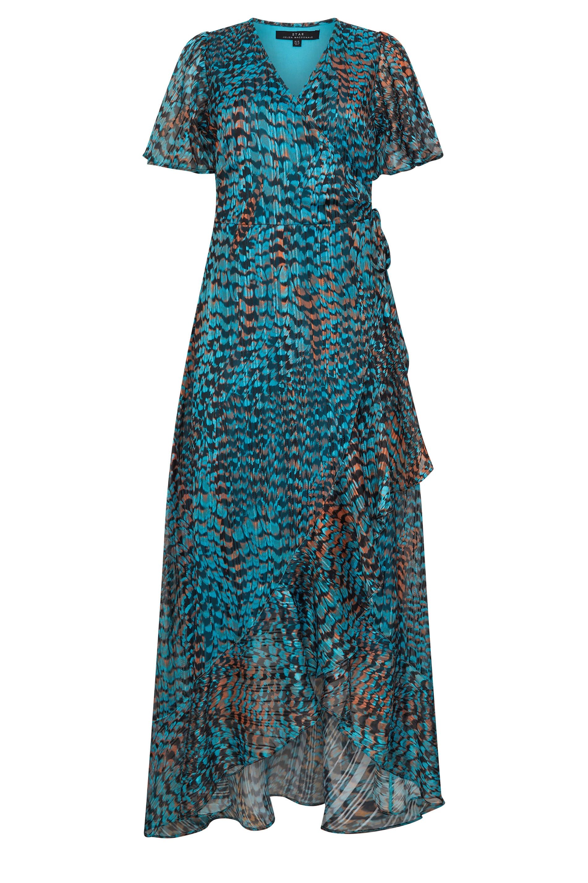 Star by Julien Macdonald Printed Maxi Wrap Dress