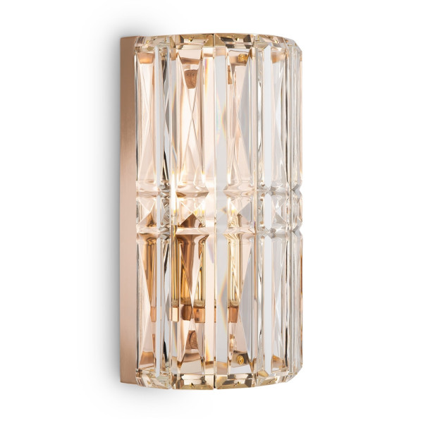 Kinkiet mosiężno-złoty FACET 1xE14x60W wym:25x13x10cm IP20 Maytoni