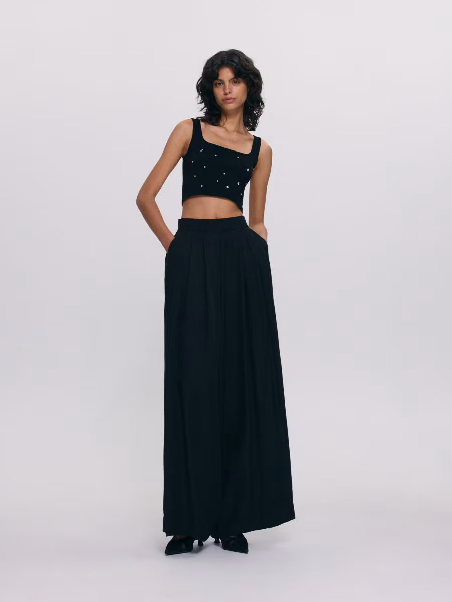 Wide Leg Trousers