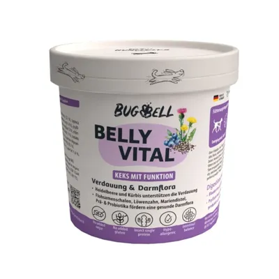 BugBell Bug Biscuits Insects, Blueberry & Psyllium
