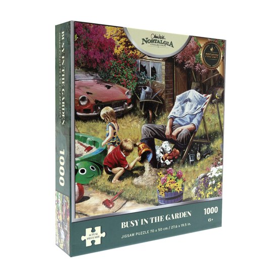 Busy in the Garden Jigsaw Puzzle 1000 Pieces