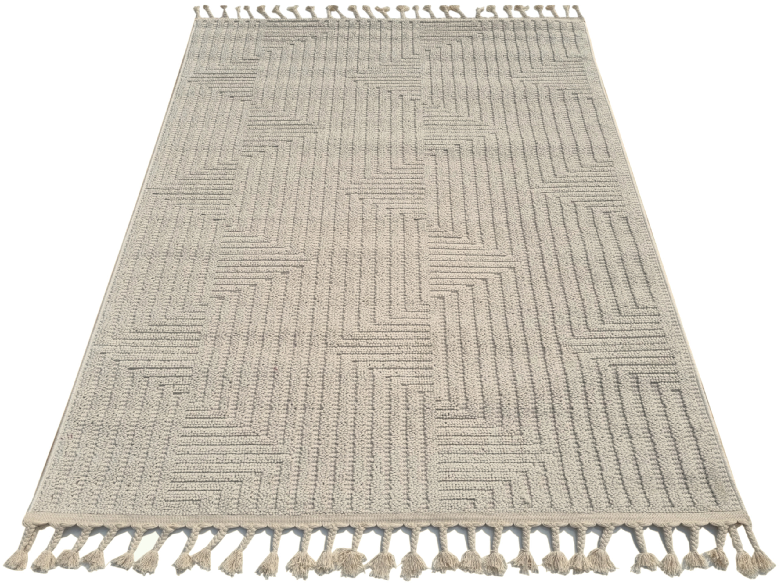 Dywan kremowy boucle Milano 011 idealny dopokoju salonu200x290