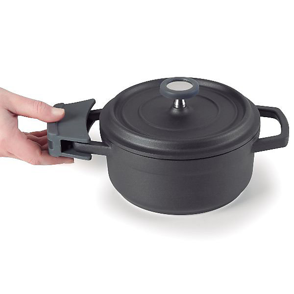 Cocotte 20 cm en fonte d'aluminiumavec couvercle