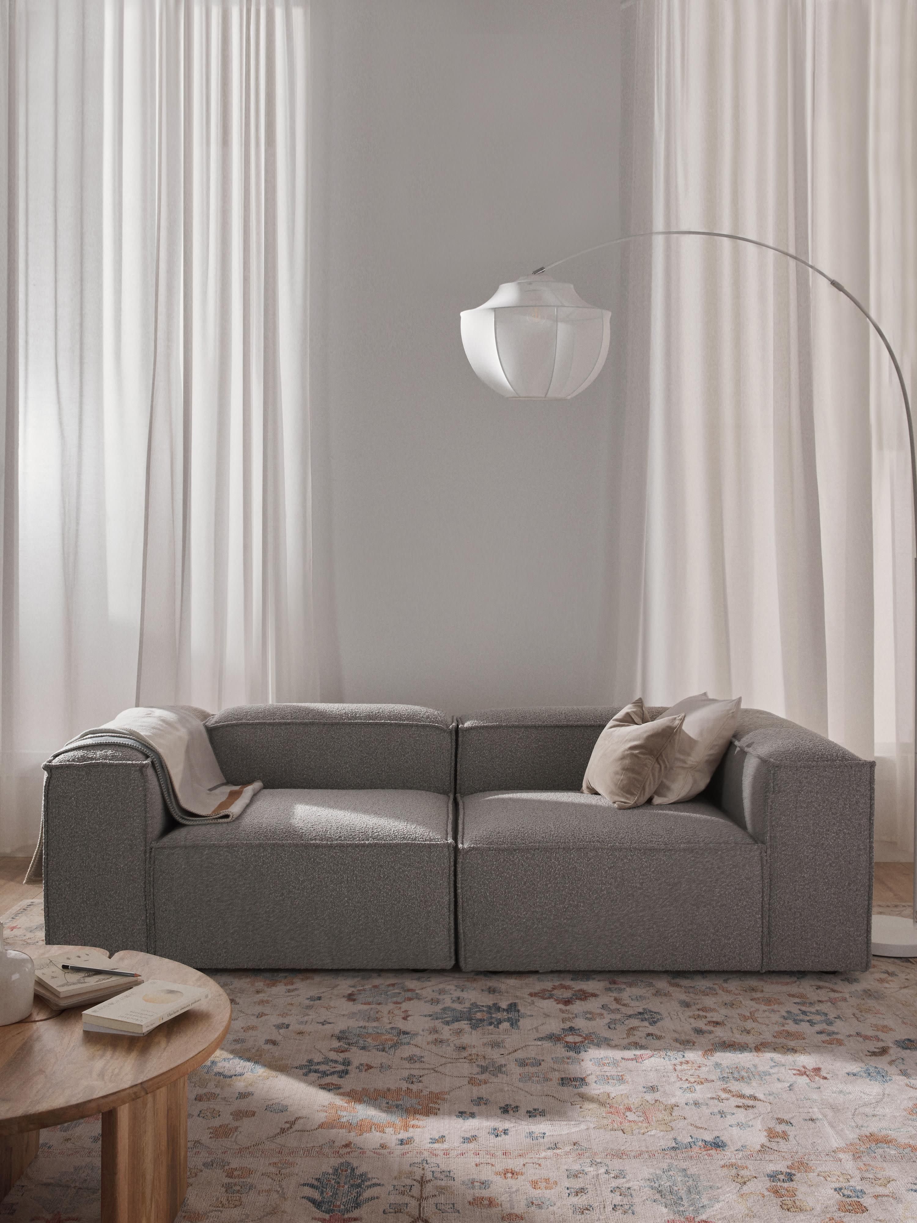 Modulares Sofa Lennon (3-Sitzer) aus Bouclé