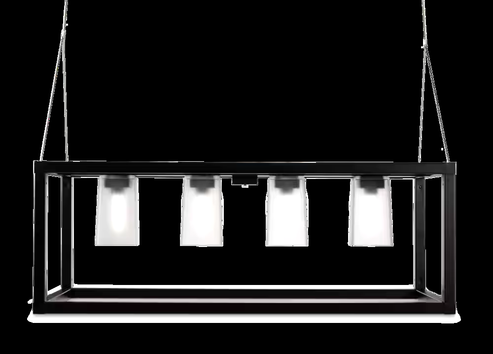 CANVAS Lenore Rectangular Outdoor Patio 4-Light Chandelier