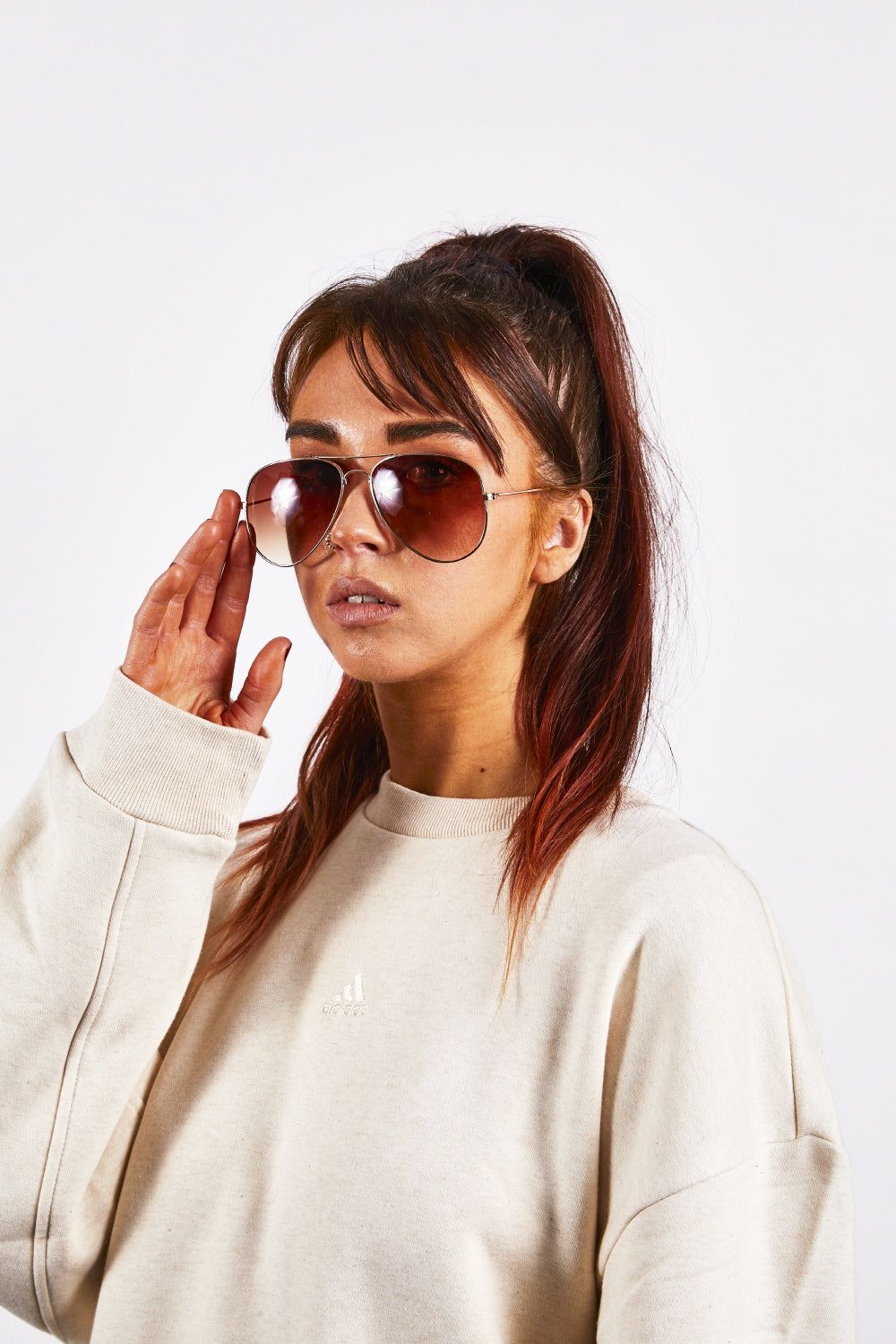 SVNX Classic Brown Aviator Sunglasses Polarized