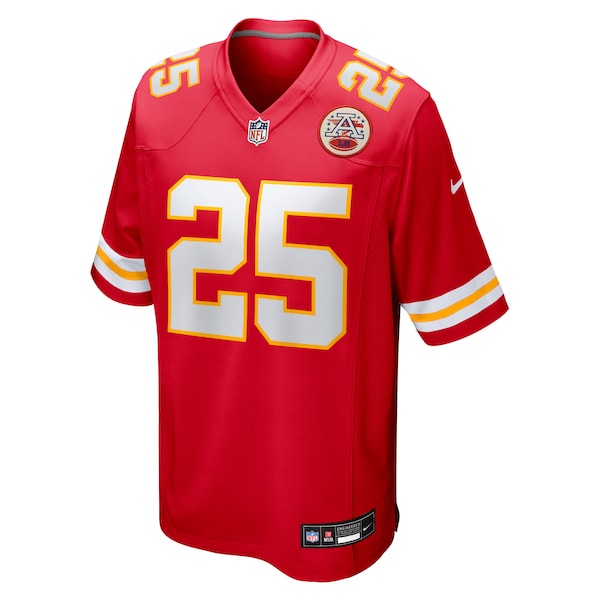 Elijah Mitchell Kansas City Chiefs Nike Team Game Jersey -  Red
