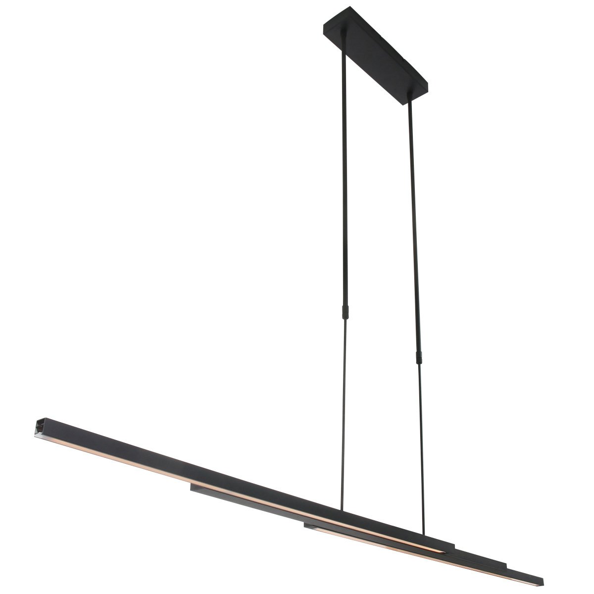 Steinhauer hanglamp motion - 4 lichts - 150x 120 cm - zwart