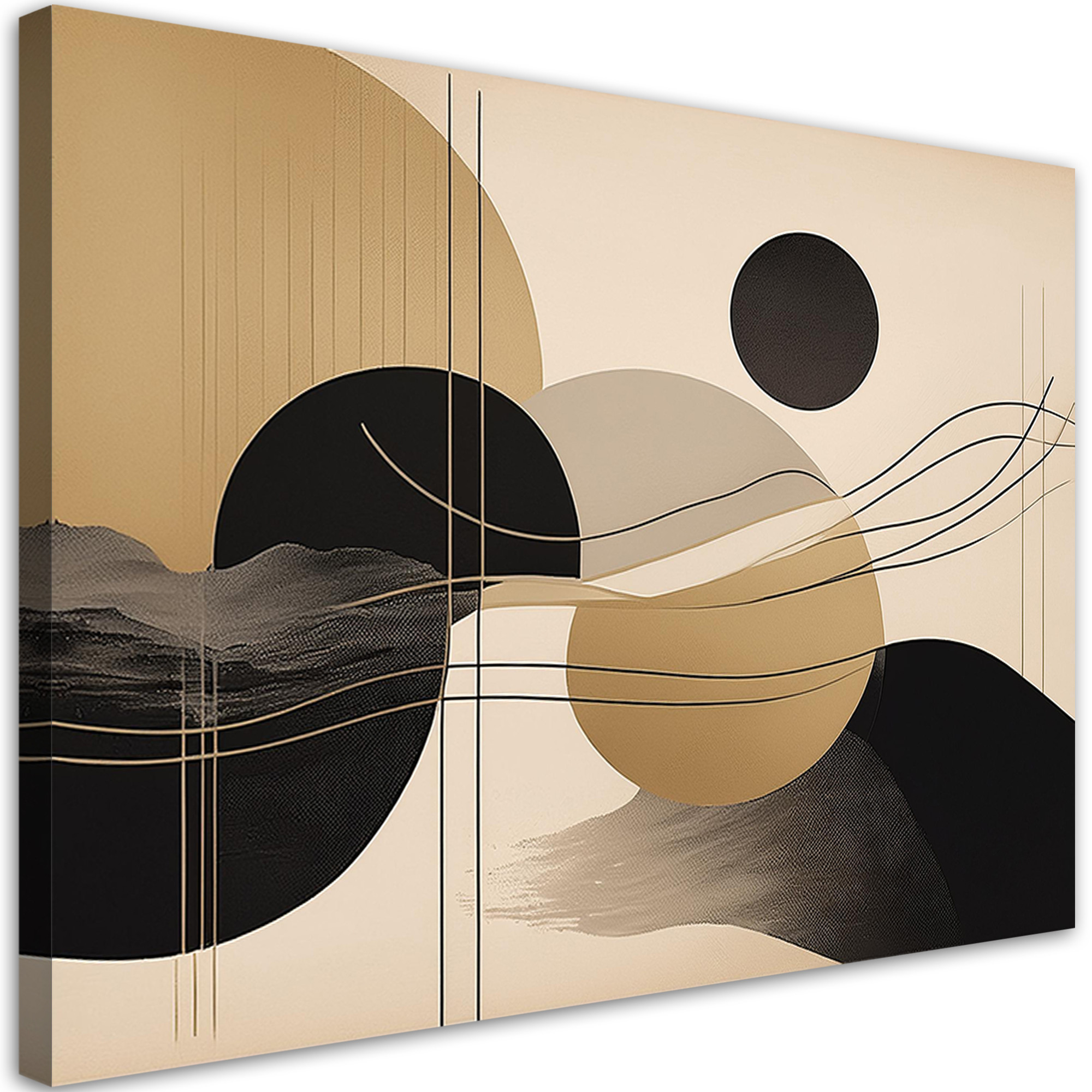 Feeby Obraz na płótnie, Geometryczna Abstrakcja Glamour 60x40