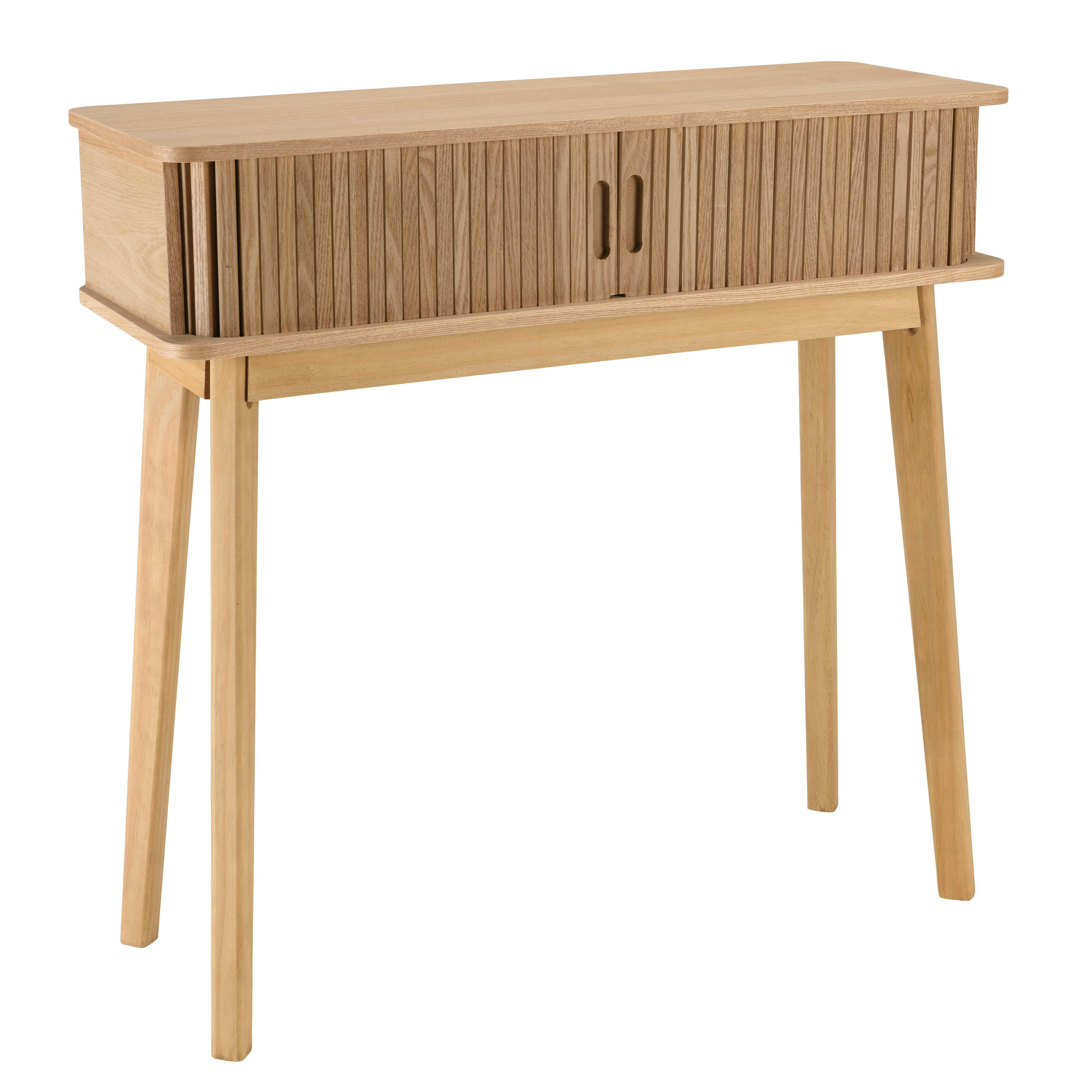 Console en bois couleur naturelle CASTILLE