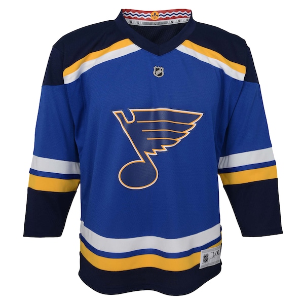 St. Louis Blues Youth Home Replica Custom Jersey - Blue