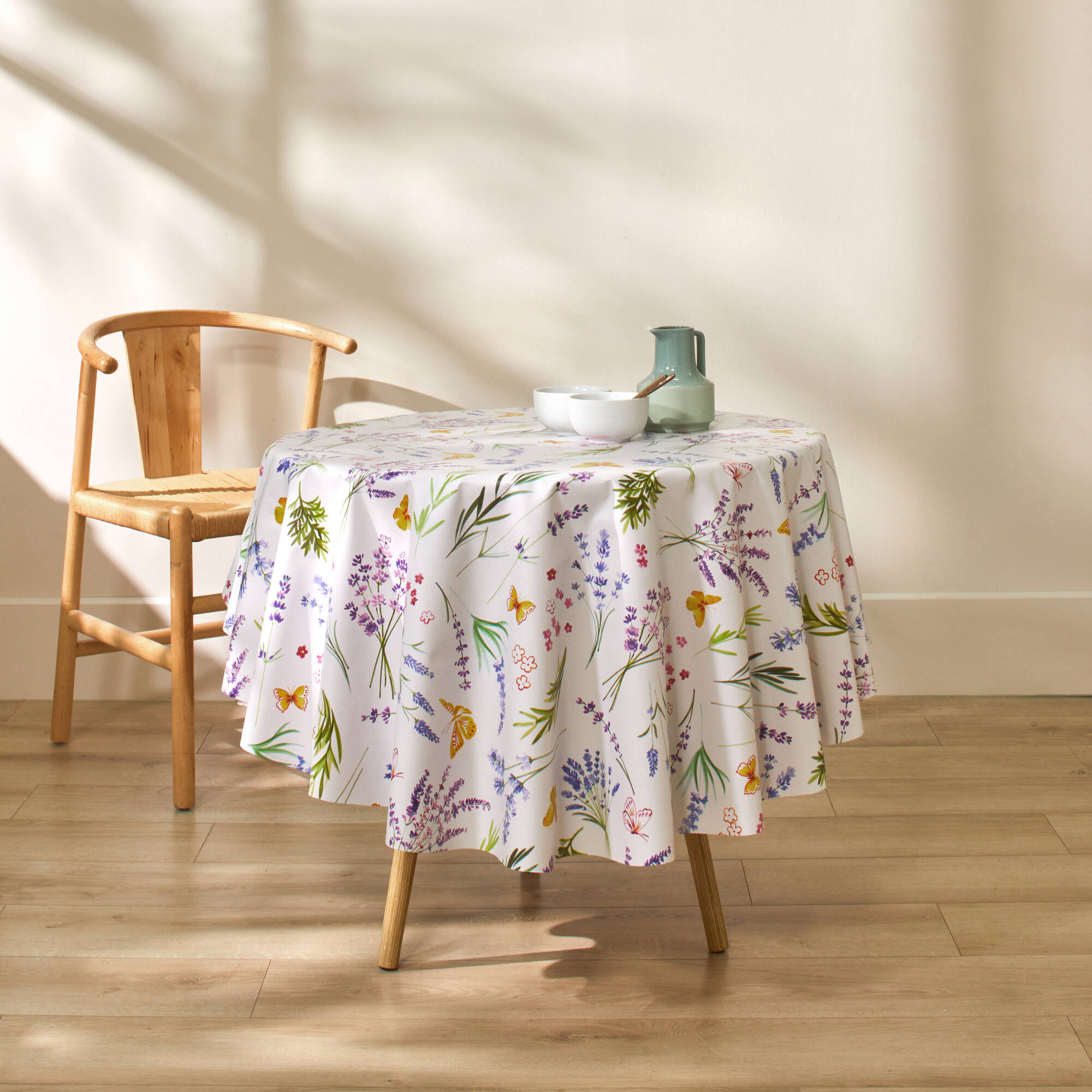 Nappe toile cirée imprimé bucolique