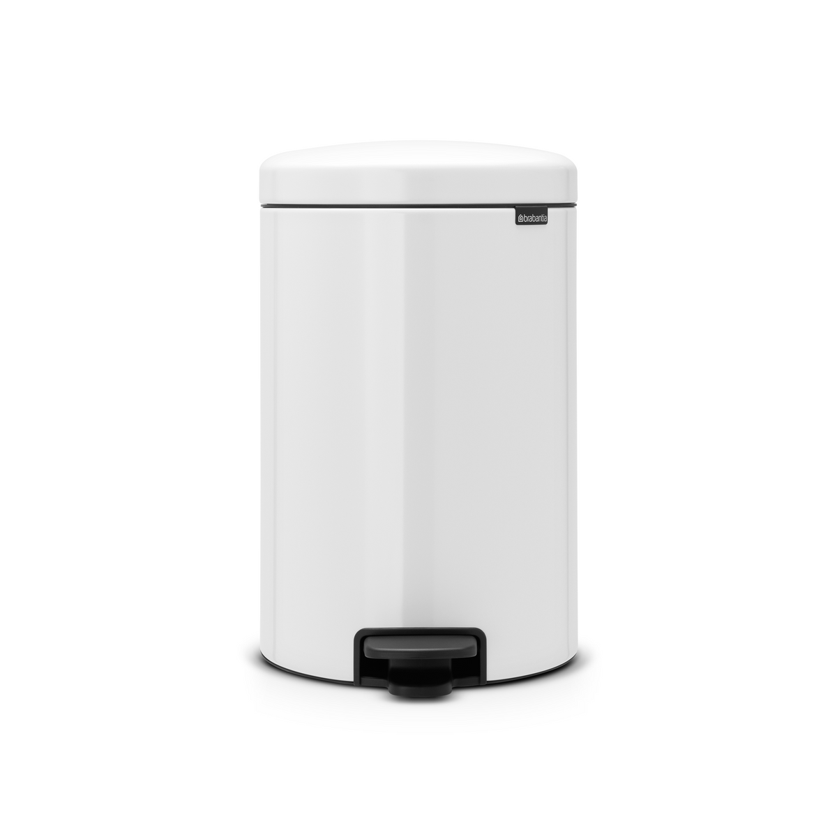 Brabantia NewIcon Pedaalemmer, 20 liter, kunststof binnenemmer - White