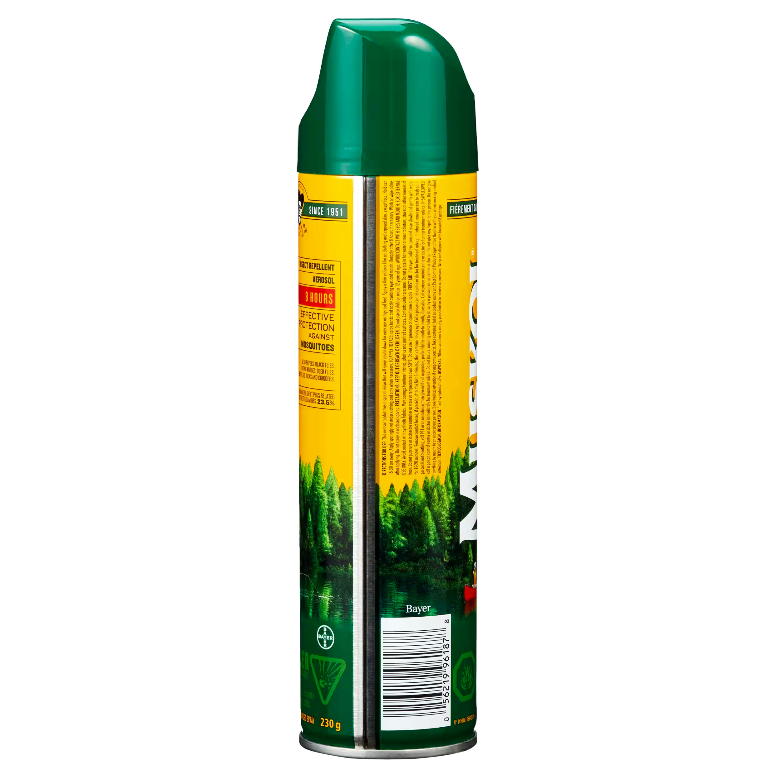 Muskol 8-Hour 23.5% DEET Aerosol Mosquito/Insect Repellent Spray, 230-g