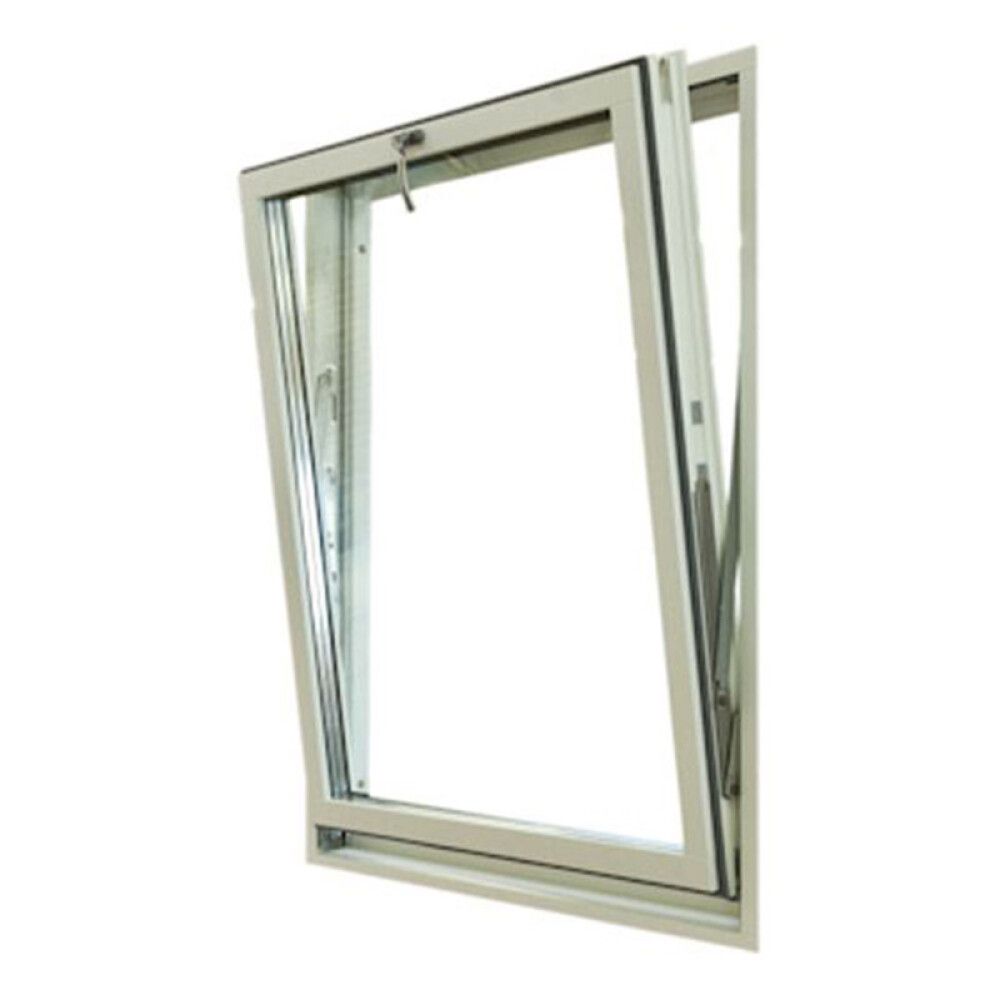 VINDU SOLID ELEMENTS TOPPSVING 3-GLASS 10X12 HVITMALT